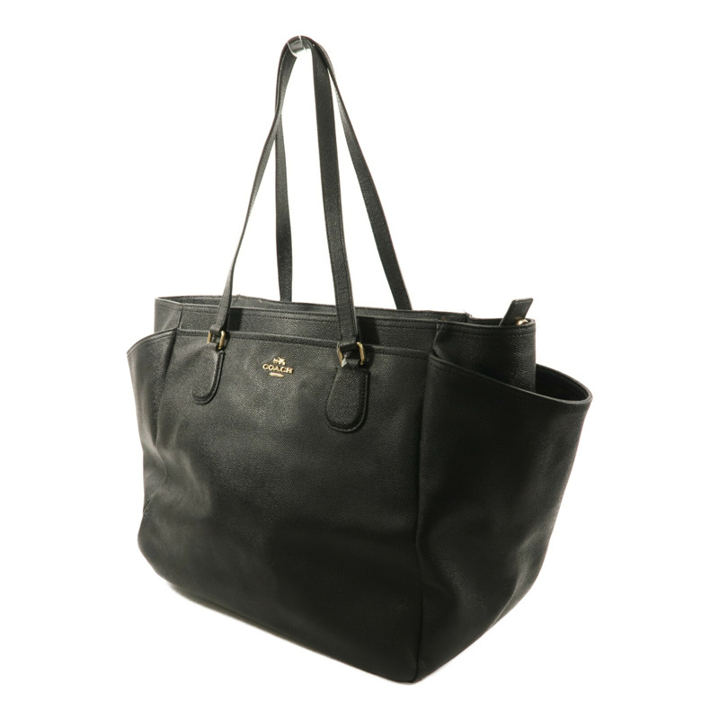 COACH 牛皮皮革2 Way Shoulder Bag手挽肩背兩用袋-2