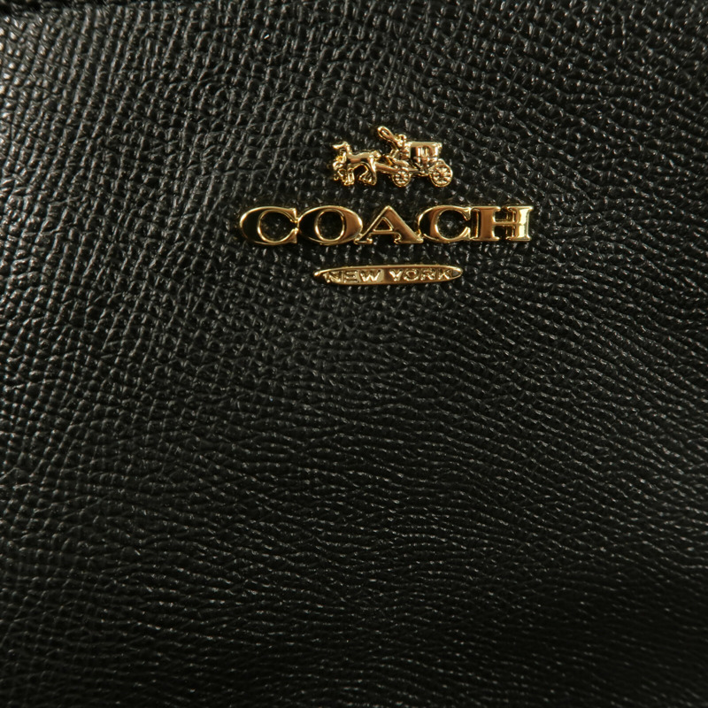 COACH 牛皮皮革2 Way Shoulder Bag手挽肩背兩用袋-6