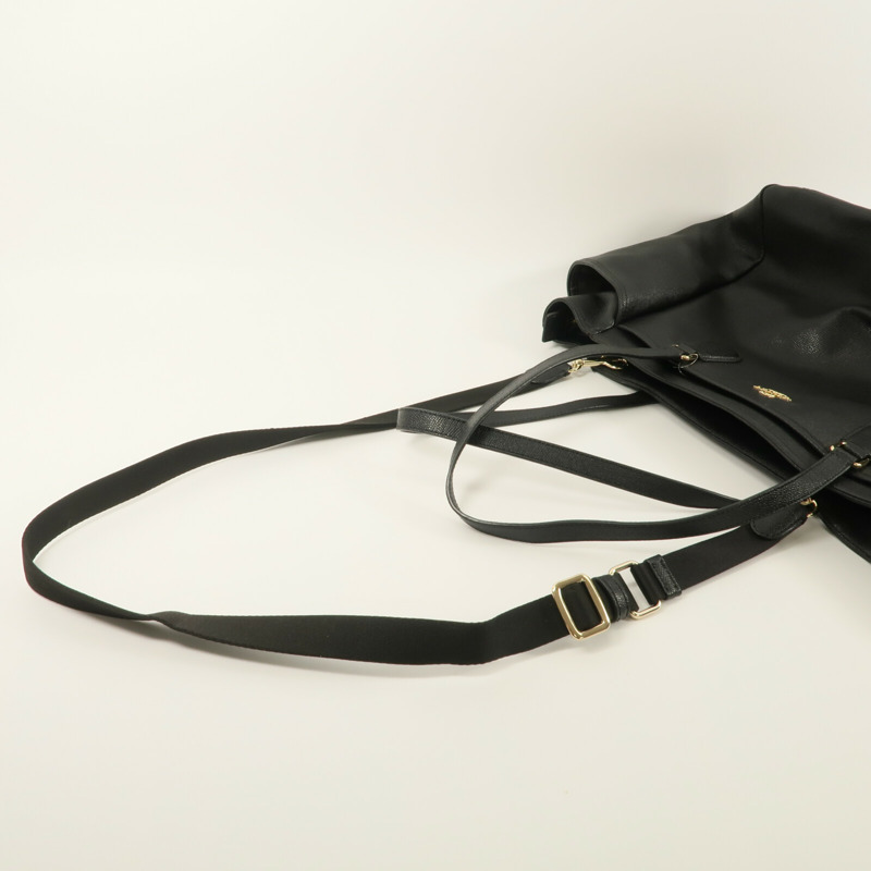 COACH 牛皮皮革2 Way Shoulder Bag手挽肩背兩用袋-8