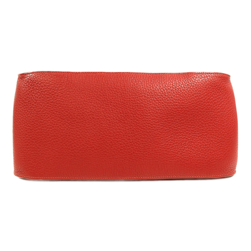HERMES Togo皮革Jypsiere 34肩背袋Rouge Casaque-3