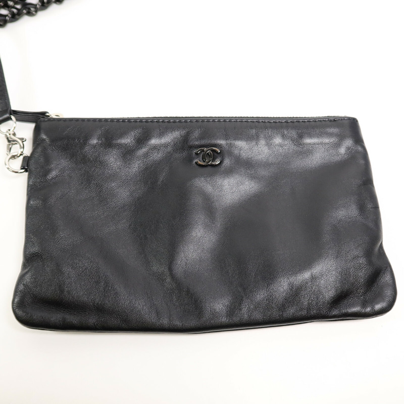 CHANEL 牛皮皮革Chanel 22 Small鏈帶肩背袋-10