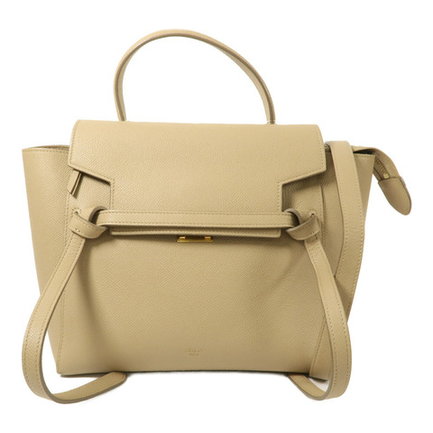 CELINE 牛皮皮革Micro Belt Bag手挽肩背兩用袋