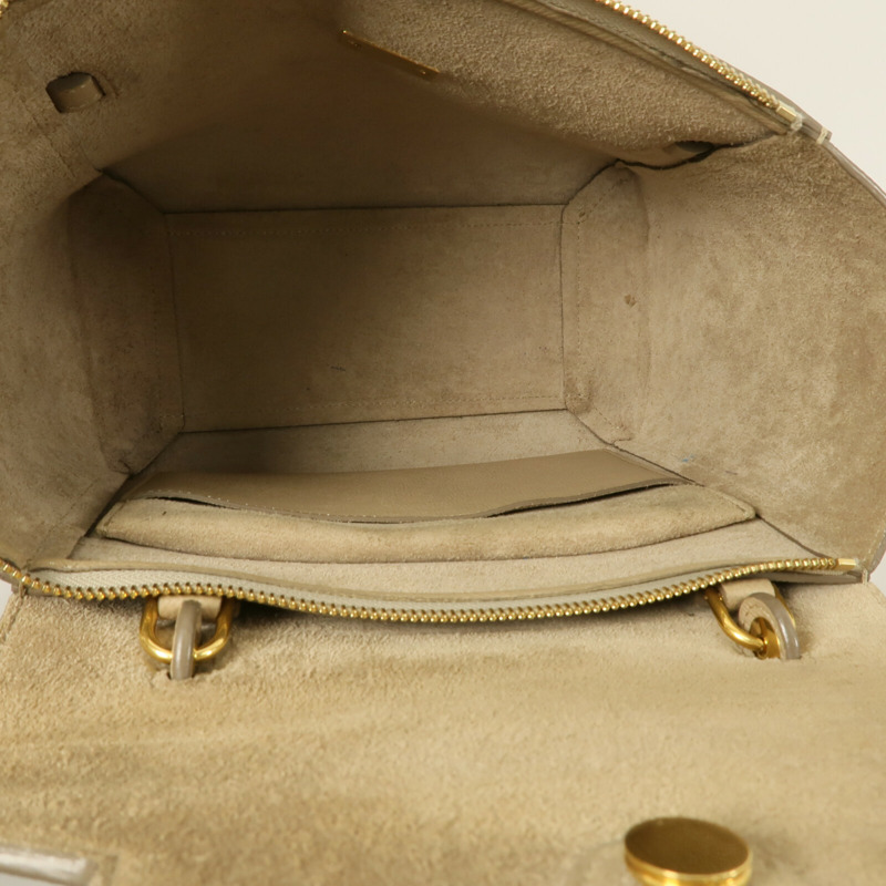 CELINE 牛皮皮革Micro Belt Bag手挽肩背兩用袋-4