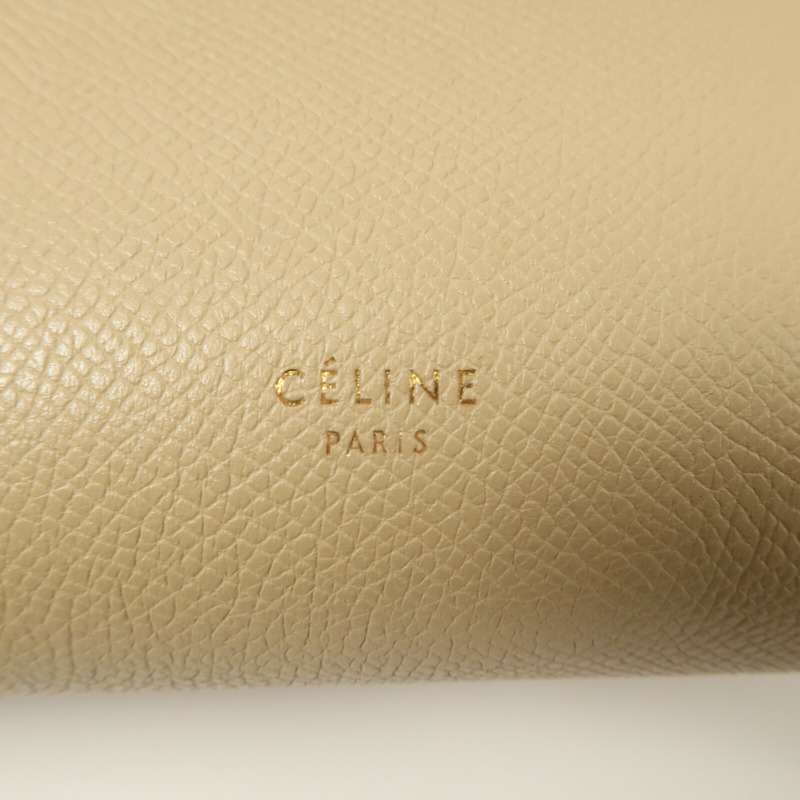 CELINE 牛皮皮革Micro Belt Bag手挽肩背兩用袋-6