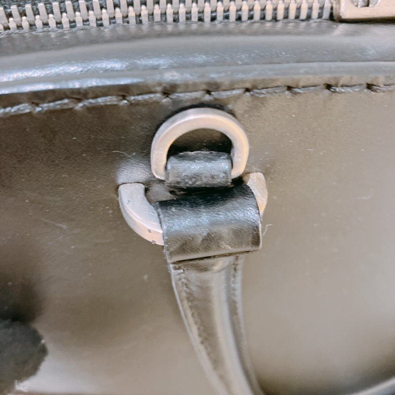 TK2018	Prada 普提拉硬皮肩帶包包 Shoulder Bag Black X Brown Calfskin-11