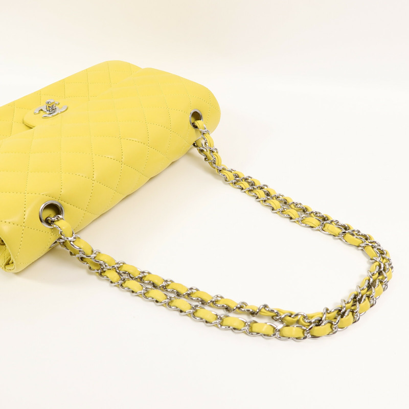 CHANEL 羊皮皮革Classic 25鏈帶肩背袋-9