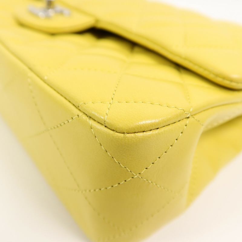 CHANEL 羊皮皮革Classic 25鏈帶肩背袋-12