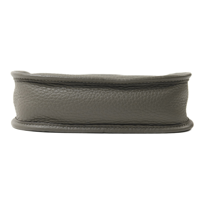 HERMES Clemence皮革Evelyne TPM肩背袋Gris Meyer-3