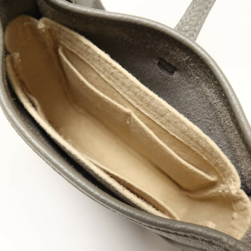 HERMES Clemence皮革Evelyne TPM肩背袋Gris Meyer-5