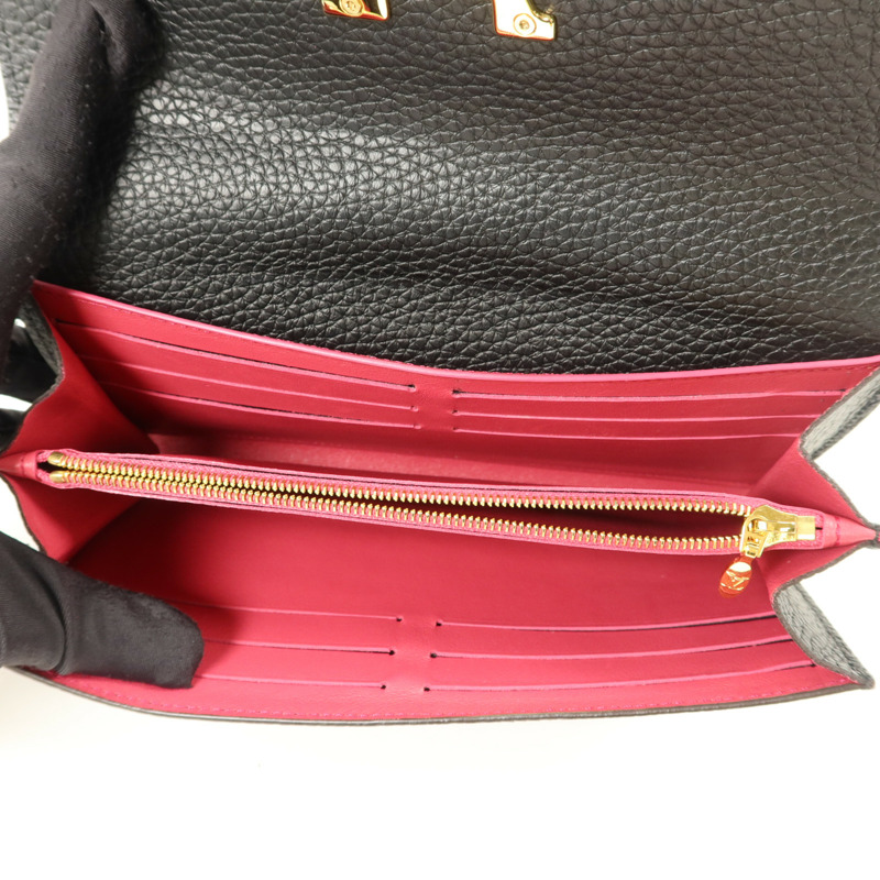 LOUIS VUITTON Taurillon Capucines Wallet長錢包-4