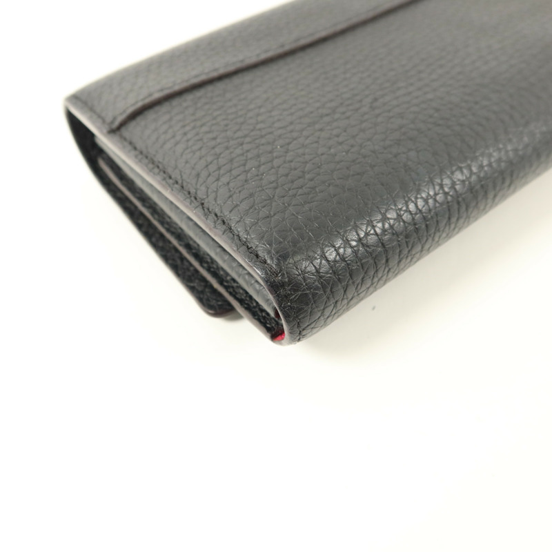 LOUIS VUITTON Taurillon Capucines Wallet長錢包-9