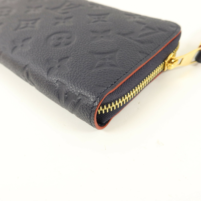 LOUIS VUITTON Monogram Empreinte Zipper Long Wallet長錢包-10