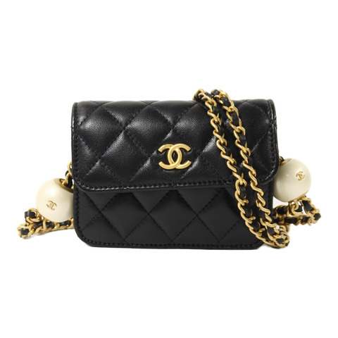 CHANEL 羊皮皮革Chain Shoulder鏈帶肩背袋
