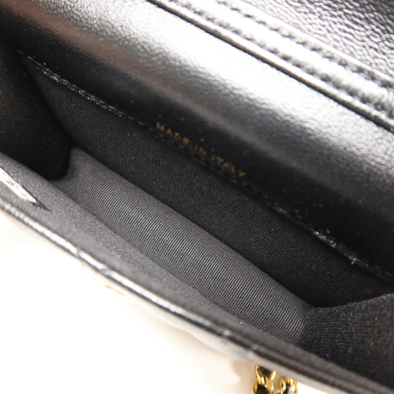 CHANEL 羊皮皮革Chain Shoulder鏈帶肩背袋-4