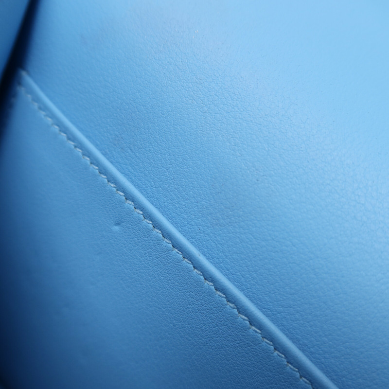 HERMES Swift皮革Constance Mini肩背袋Celeste-14