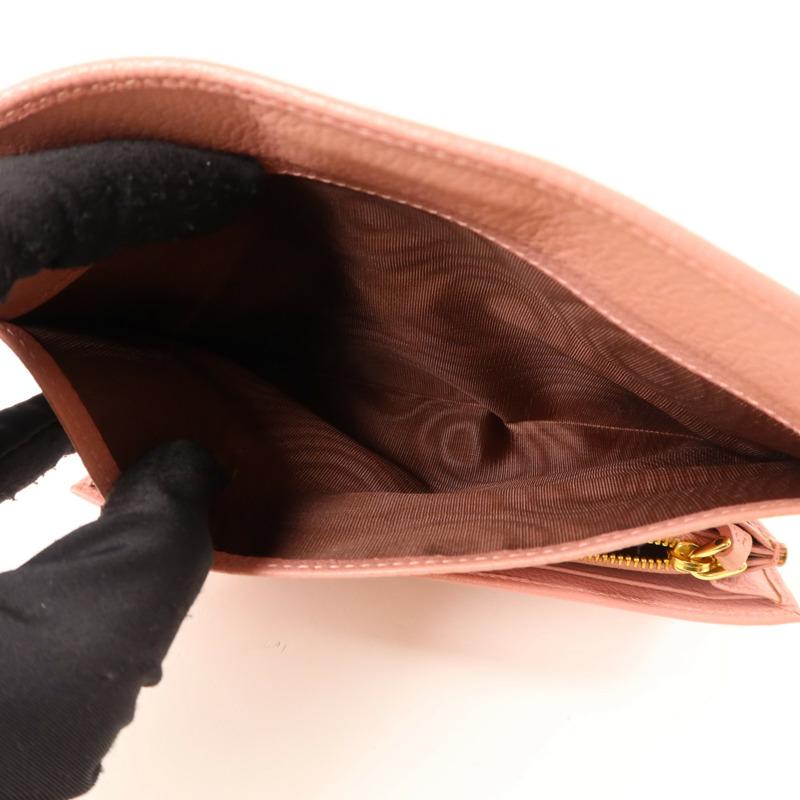 Miu Miu 牛皮皮革Long Wallet長錢包-5