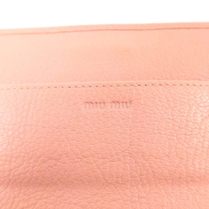 Miu Miu 牛皮皮革Long Wallet長錢包-6