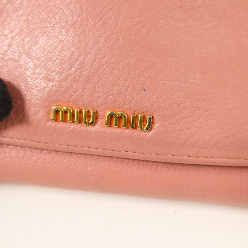 Miu Miu 牛皮皮革Long Wallet長錢包-9