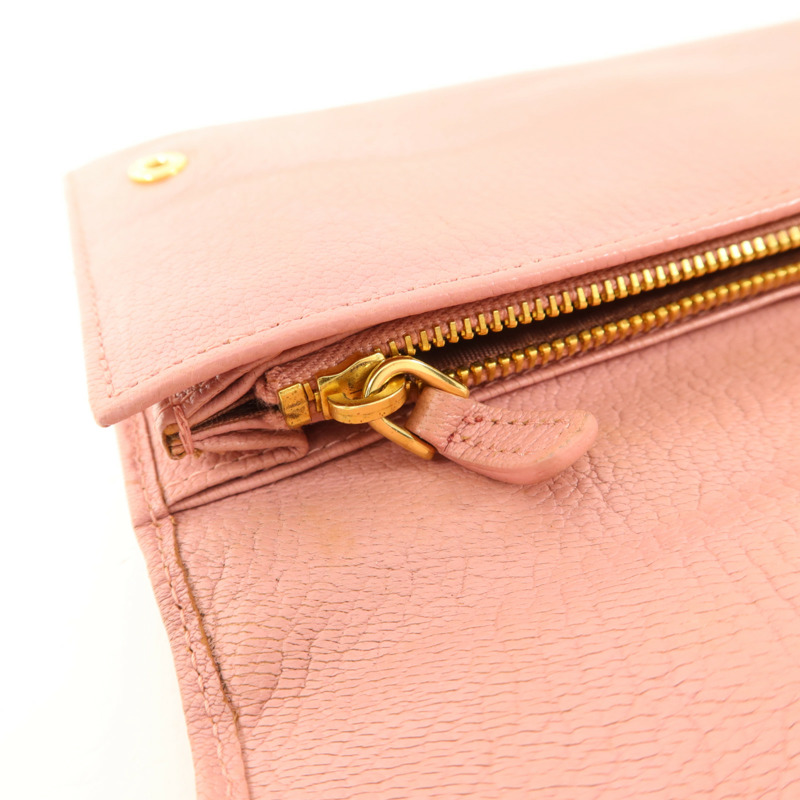Miu Miu 牛皮皮革Long Wallet長錢包-10