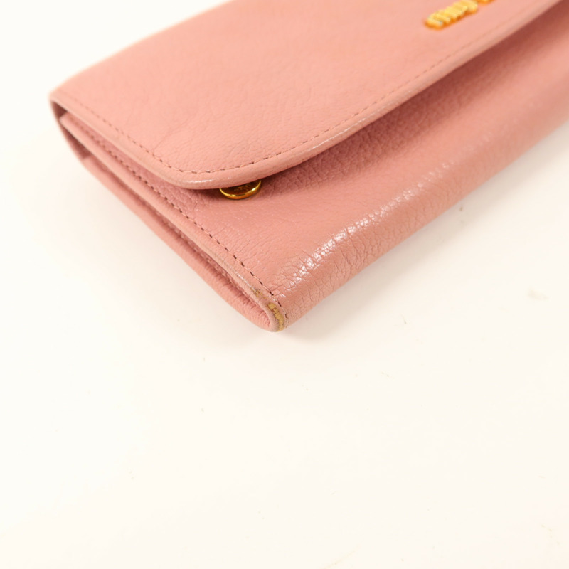 Miu Miu 牛皮皮革Long Wallet長錢包-12