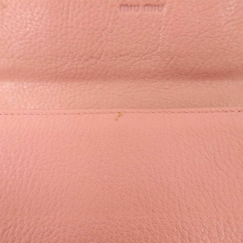 Miu Miu 牛皮皮革Long Wallet長錢包-17