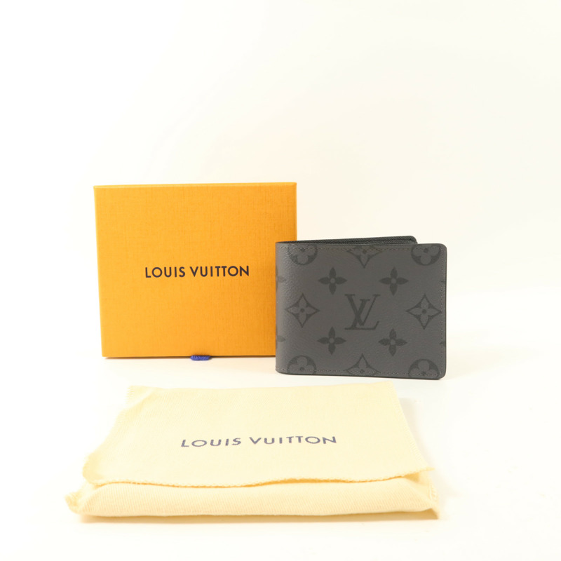 LOUIS VUITTON Monogram Eclipse Reverse Slender Wallet錢包-7