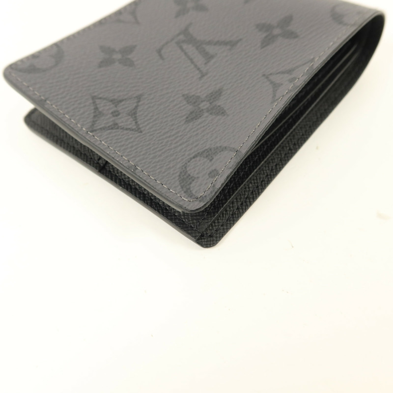 LOUIS VUITTON Monogram Eclipse Reverse Slender Wallet錢包-9