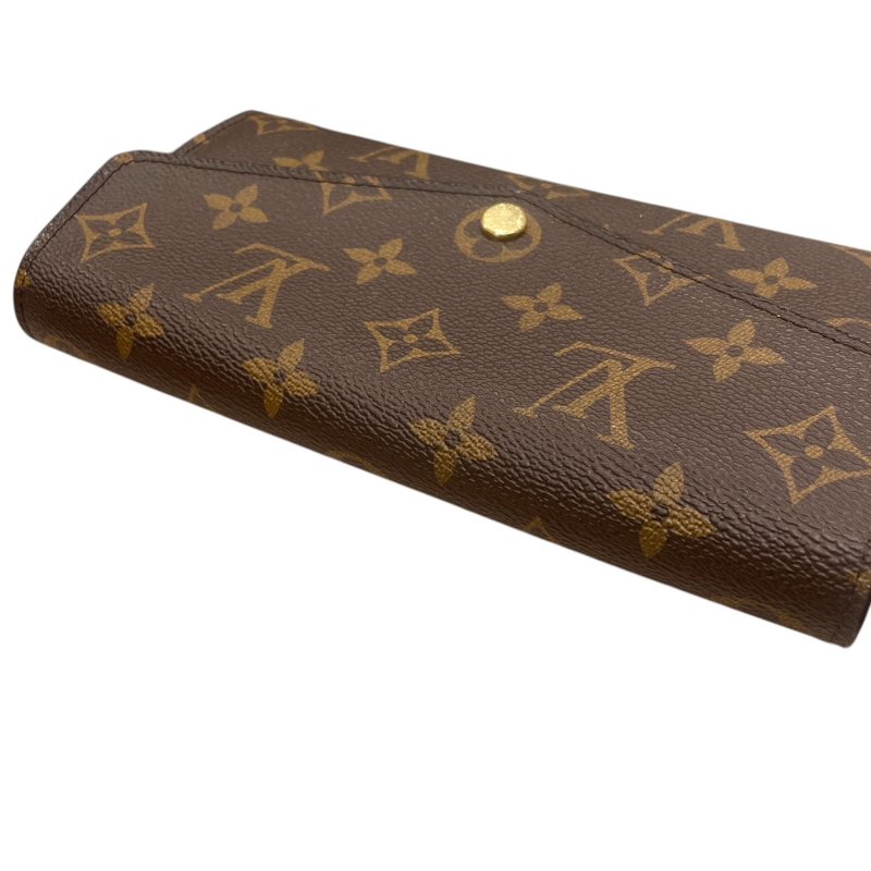 LOUIS VUITTON 路易威登 M62235 PORTEFEUILLE SARAH 長夾 PVC帆布 老花 粉色-7