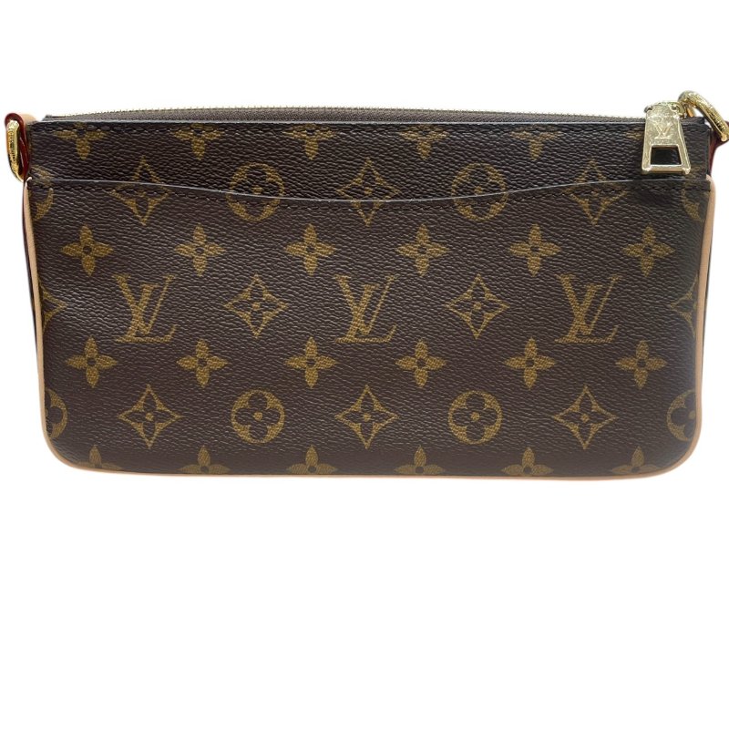 LOUIS VUITTON 路易威登 M46999 VIVACITE 法棍包 PVC帆布 老花 棕色 金釦-2