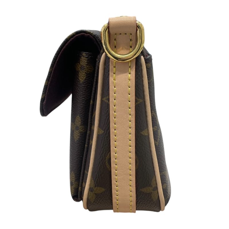 LOUIS VUITTON 路易威登 M46999 VIVACITE 法棍包 PVC帆布 老花 棕色 金釦-4