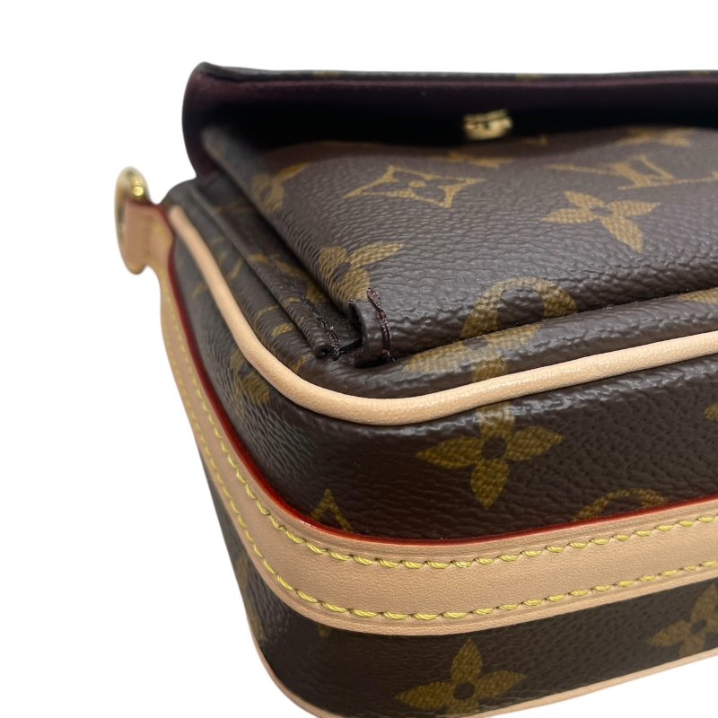 LOUIS VUITTON 路易威登 M46999 VIVACITE 法棍包 PVC帆布 老花 棕色 金釦-6