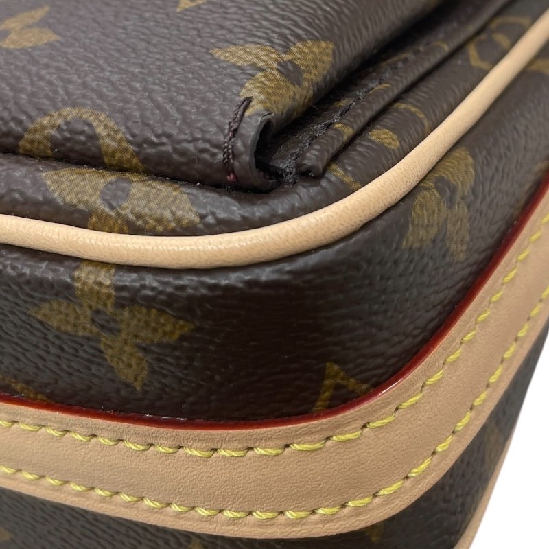 LOUIS VUITTON 路易威登 M46999 VIVACITE 法棍包 PVC帆布 老花 棕色 金釦-7