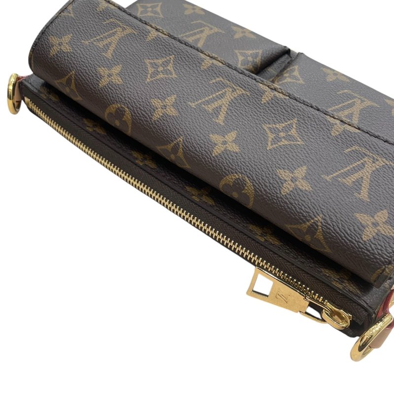 LOUIS VUITTON 路易威登 M46999 VIVACITE 法棍包 PVC帆布 老花 棕色 金釦-10