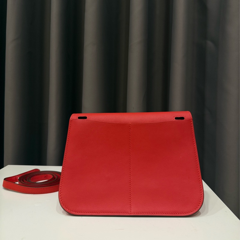 (經典必買）Hermes mini halzan 蕃茄紅c刻-1