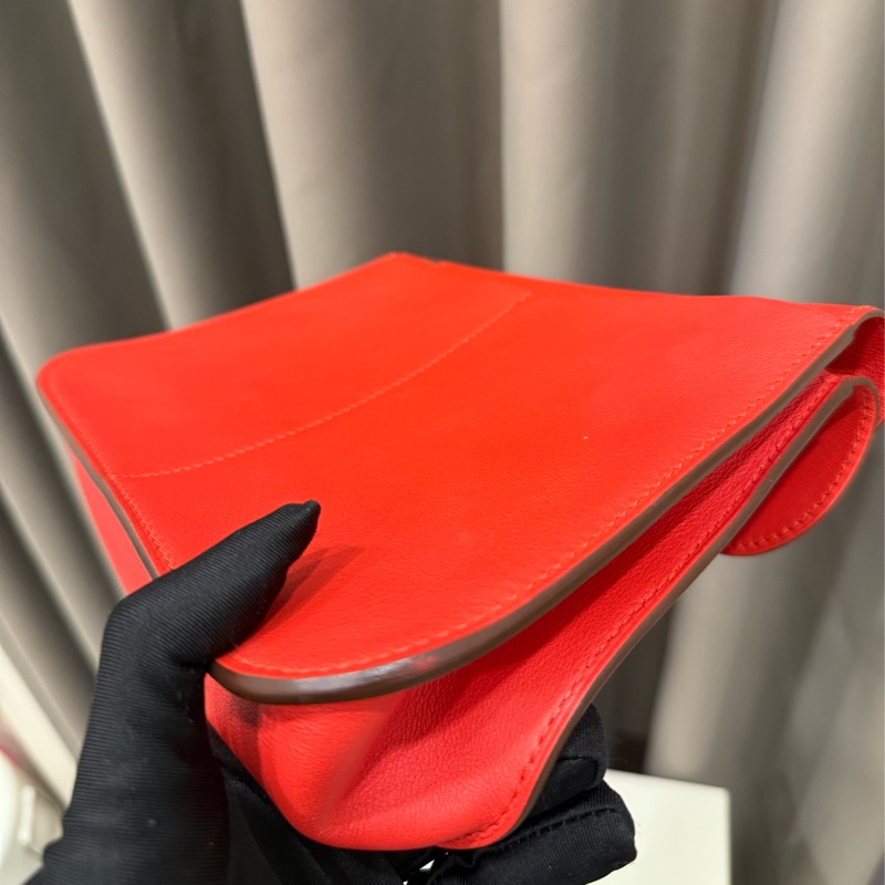 (經典必買）Hermes mini halzan 蕃茄紅c刻-5