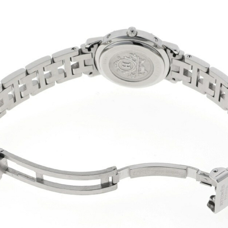 愛馬仕 Clipper CL4.210 粉紅石英錶-6