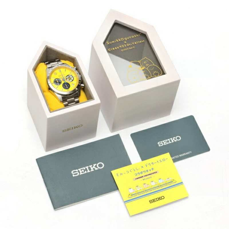 精工 (Seiko) Sumikkogurashi x Doctor Yellow 聯名款腕錶 8T63-03N0 石英腕錶-7