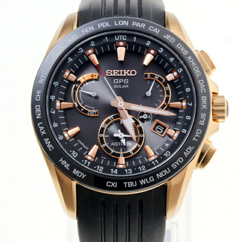精工 Astron SBXB055 8X53-0AC0-2 黑色石英 GPS 太陽能手錶-2