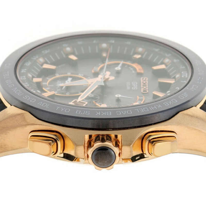 精工 Astron SBXB055 8X53-0AC0-2 黑色石英 GPS 太陽能手錶-4