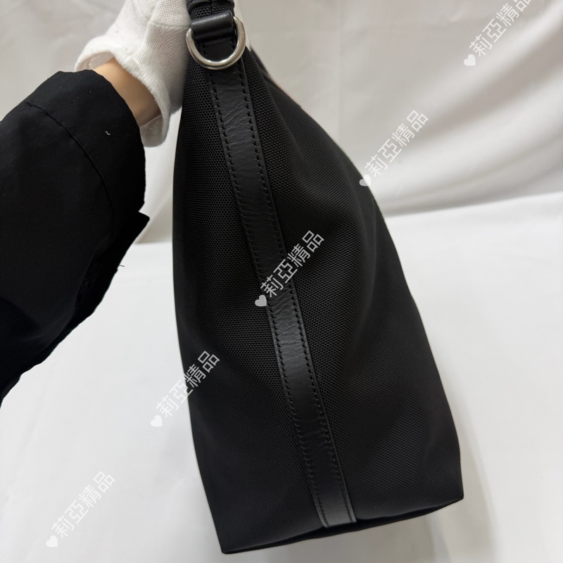 莉亞精品♡Gucci 直式托特包 黑 二手美包-5