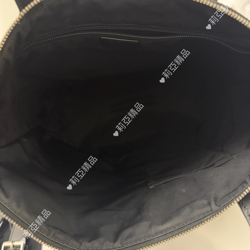 莉亞精品♡Gucci 直式托特包 黑 二手美包-14