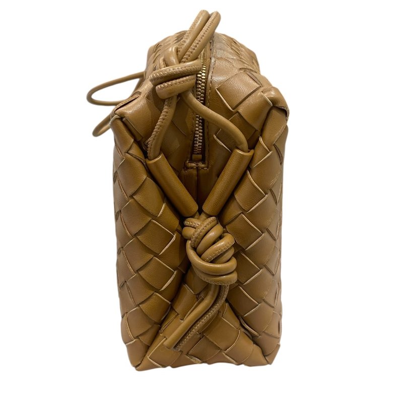 BOTTEGA VENETA 葆蝶嘉 INTRECCIATO 編織相機包 牛皮 焦糖色-4