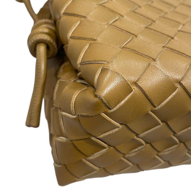 BOTTEGA VENETA 葆蝶嘉 INTRECCIATO 編織相機包 牛皮 焦糖色-6