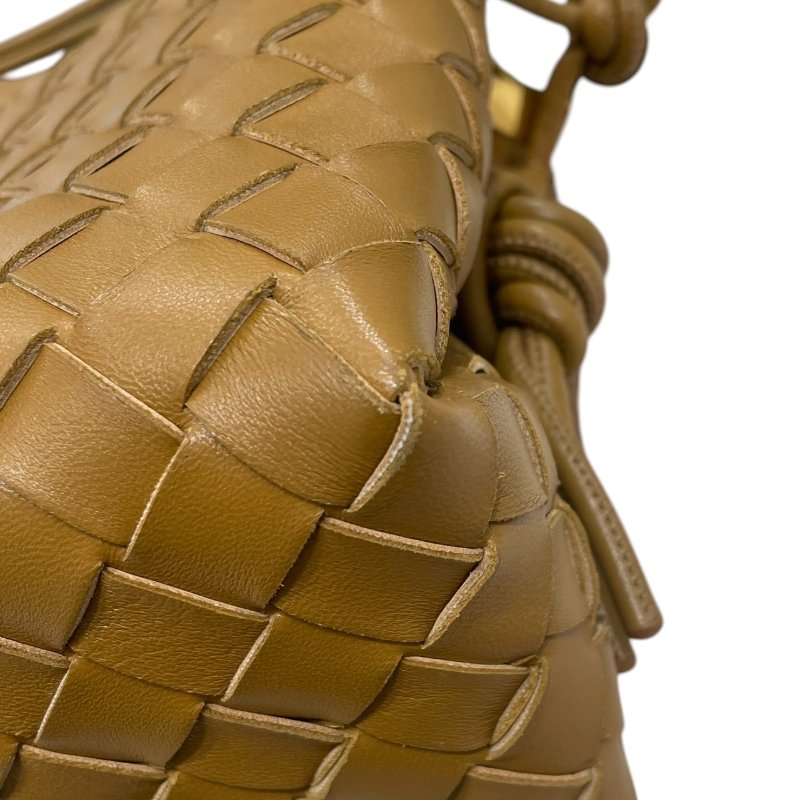 BOTTEGA VENETA 葆蝶嘉 INTRECCIATO 編織相機包 牛皮 焦糖色-7