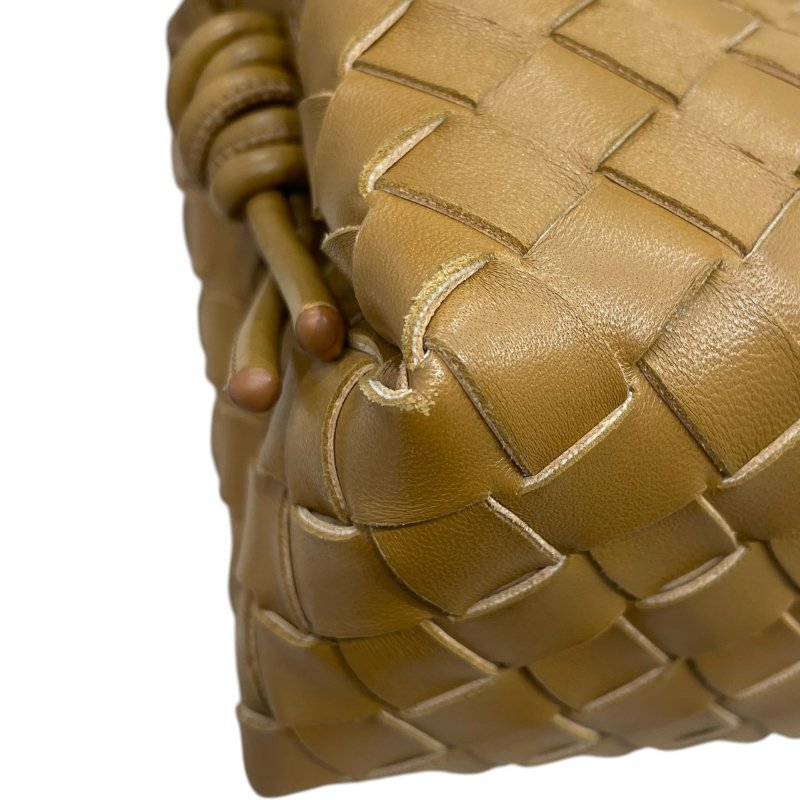 BOTTEGA VENETA 葆蝶嘉 INTRECCIATO 編織相機包 牛皮 焦糖色-8