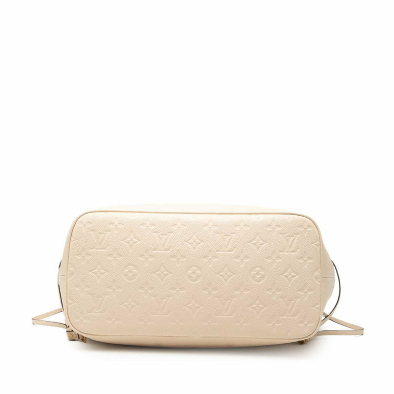 路易威登 Monogram Empreinte Neverfull MM 手提包/單肩包 M46676 米色皮革 女士 LOUIS VUITTON-2
