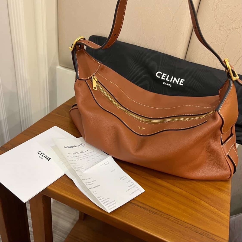 CELINE-ROMY中號焦糖色 托特包-2