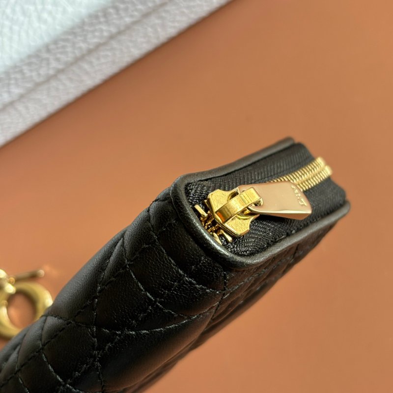 ::Christian Dior:: Lady Dior Voyageur 經典籐格紋中型拉鍊錢夾 ㄇ型拉鍊中夾-10