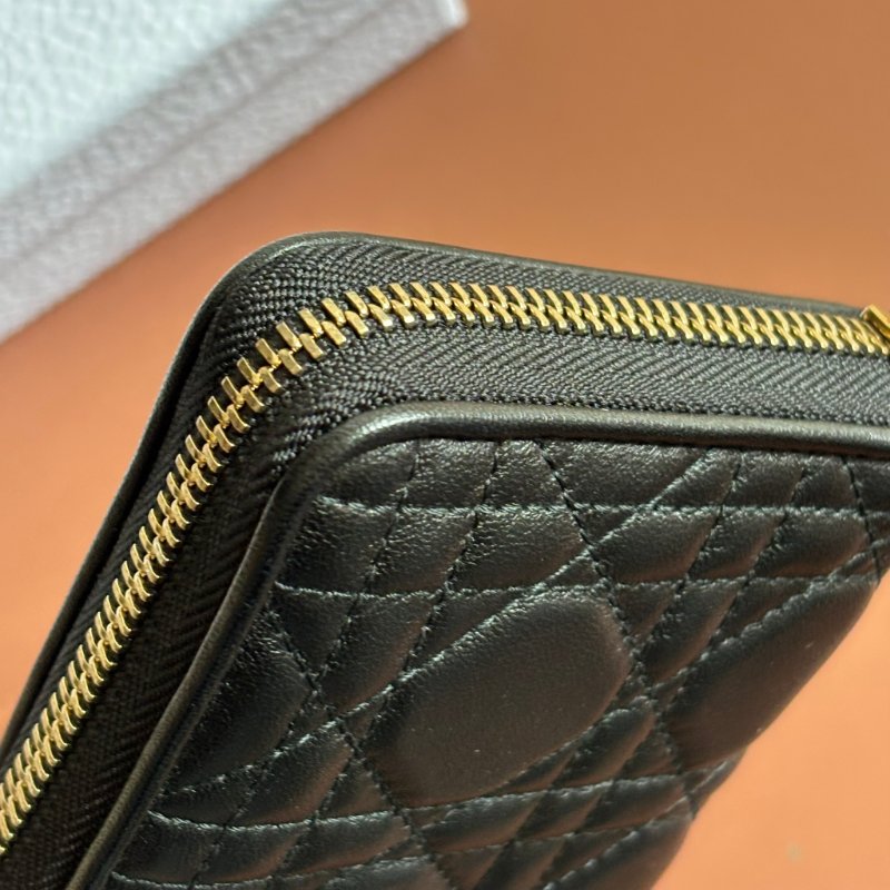 ::Christian Dior:: Lady Dior Voyageur 經典籐格紋中型拉鍊錢夾 ㄇ型拉鍊中夾-13
