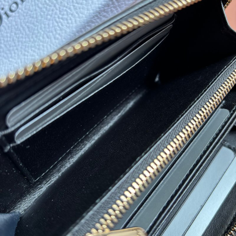 ::Christian Dior:: Lady Dior Voyageur 經典籐格紋中型拉鍊錢夾 ㄇ型拉鍊中夾-17